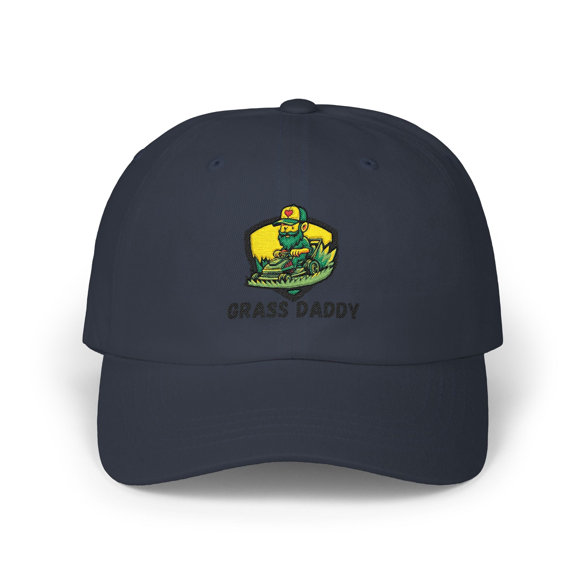 Dad Cap — "Grass Daddy" Embroidered Cotton Baseball Hat