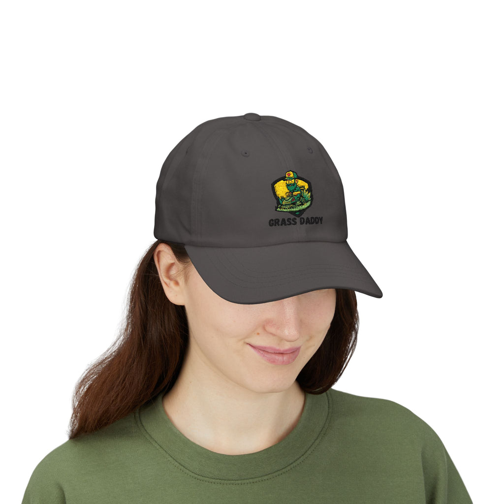 Dad Cap — "Grass Daddy" Embroidered Cotton Baseball Hat
