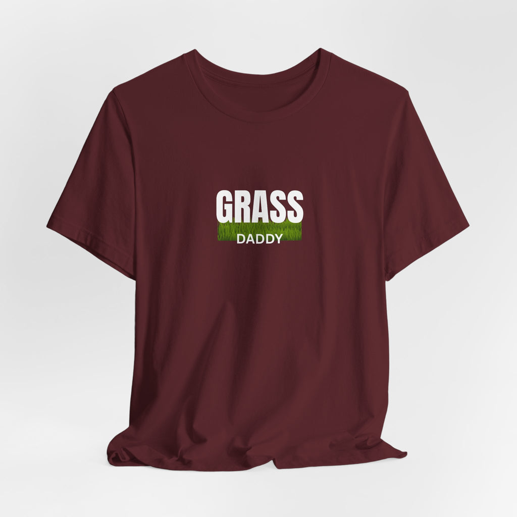 T-Shirt — 'Daddy' Grass Patch Minimalist Tee