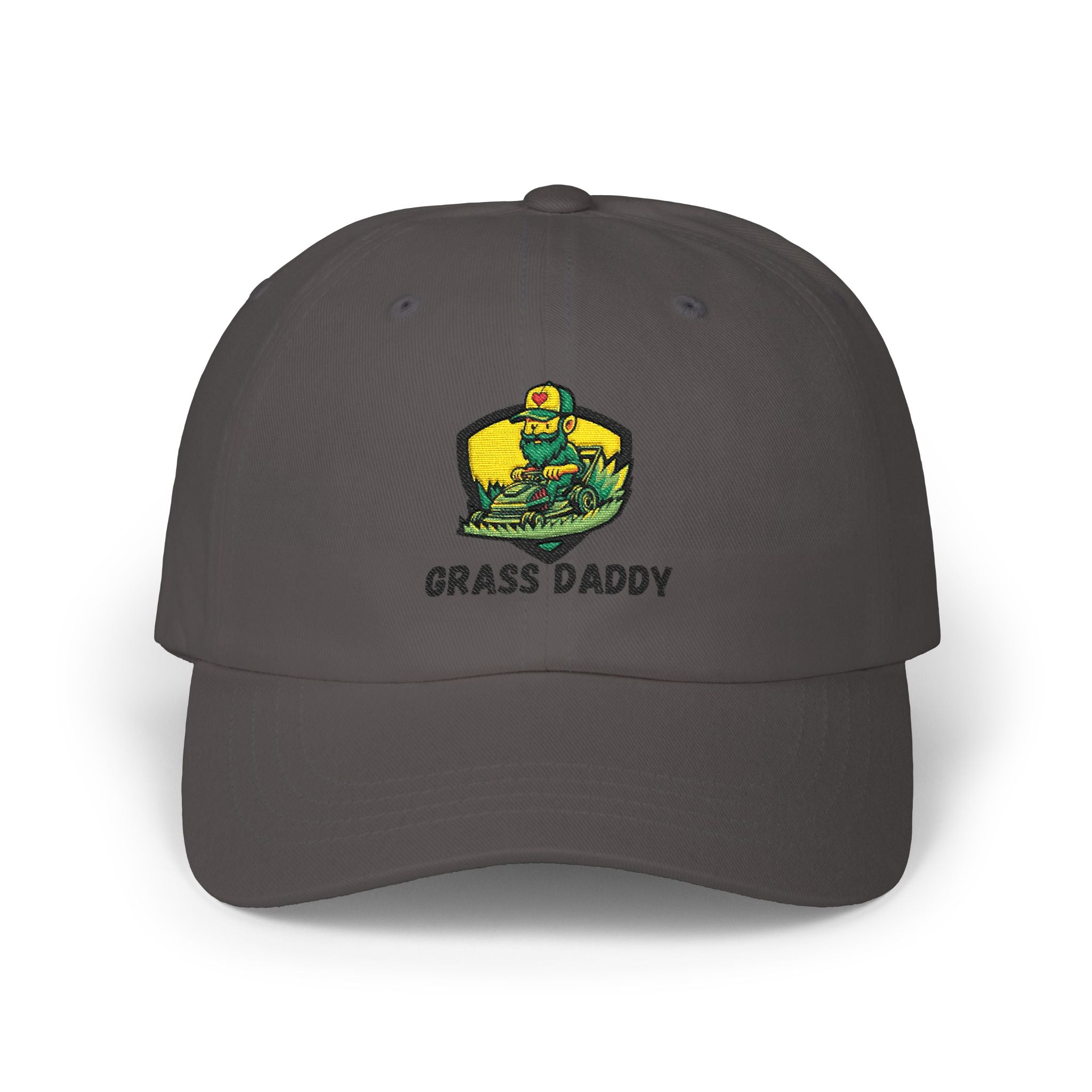 Dad Cap — "Grass Daddy" Embroidered Cotton Baseball Hat