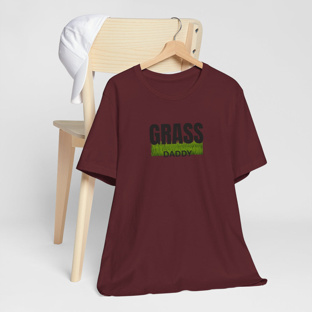 Grass Daddy T‑Shirt — Funny Lawn Care Dad Tee