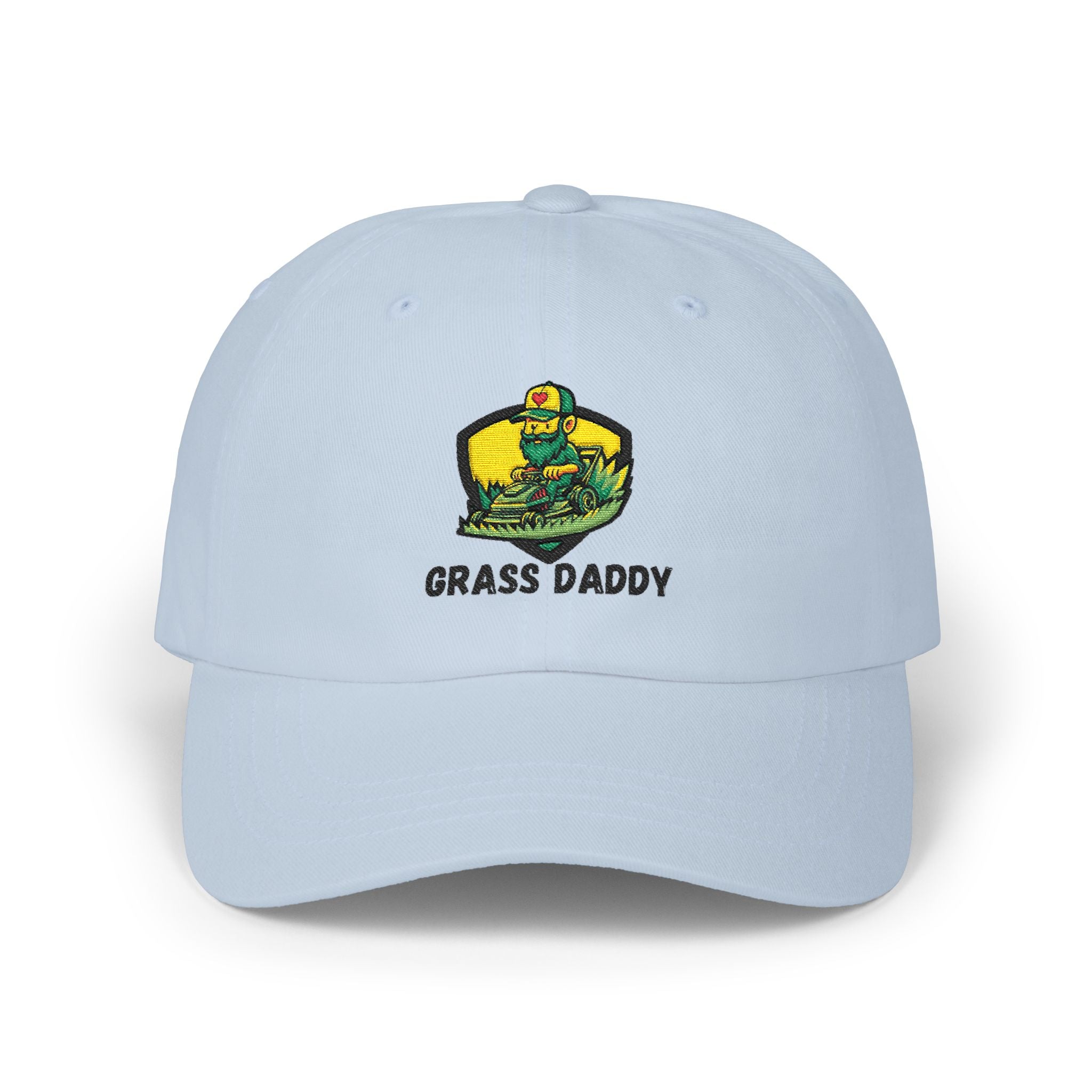 Dad Cap — "Grass Daddy" Embroidered Cotton Baseball Hat