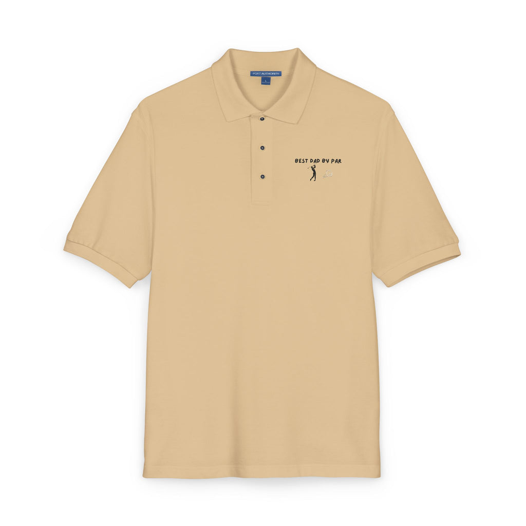 Embroidered Polo Shirt — “Just Go For It” Minimalist Golf Logo