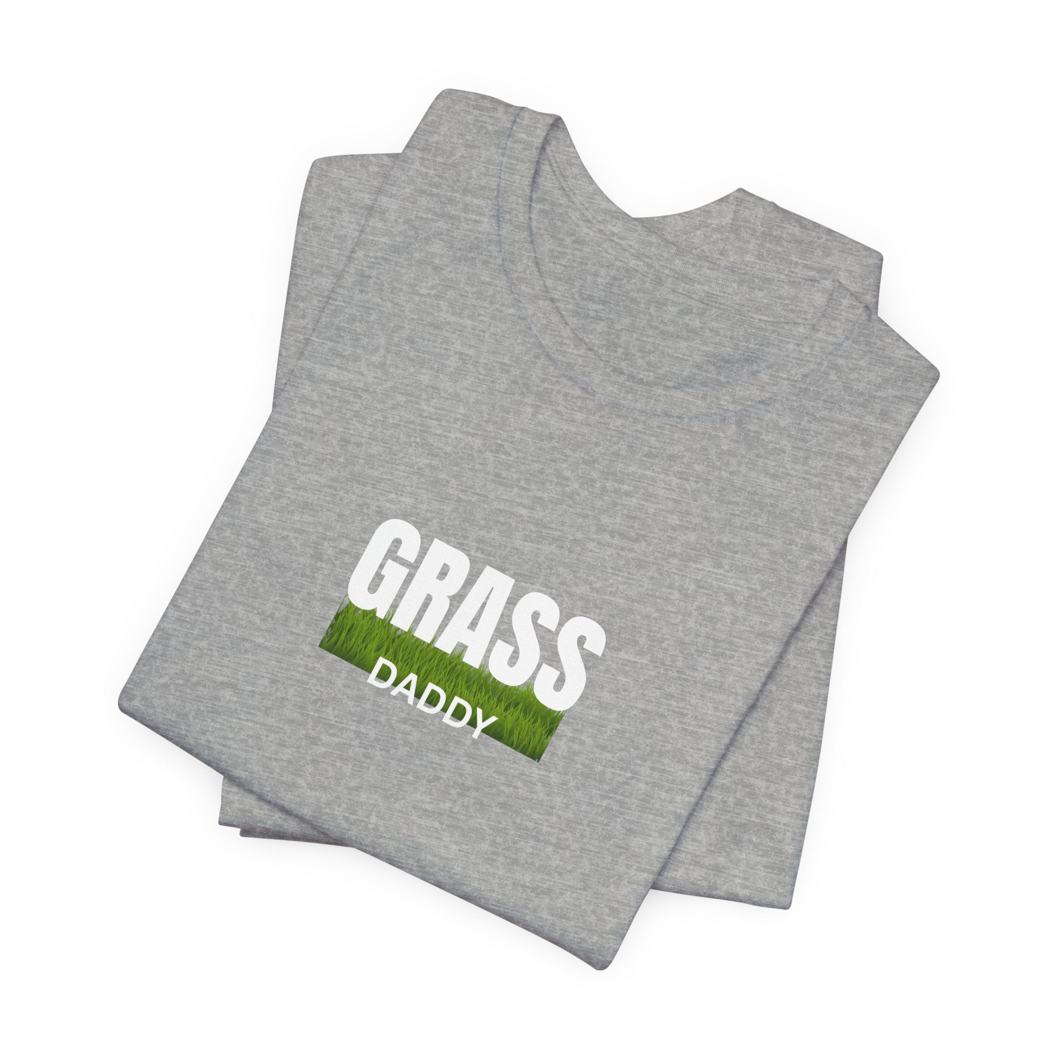 T-Shirt — 'Daddy' Grass Patch Minimalist Tee