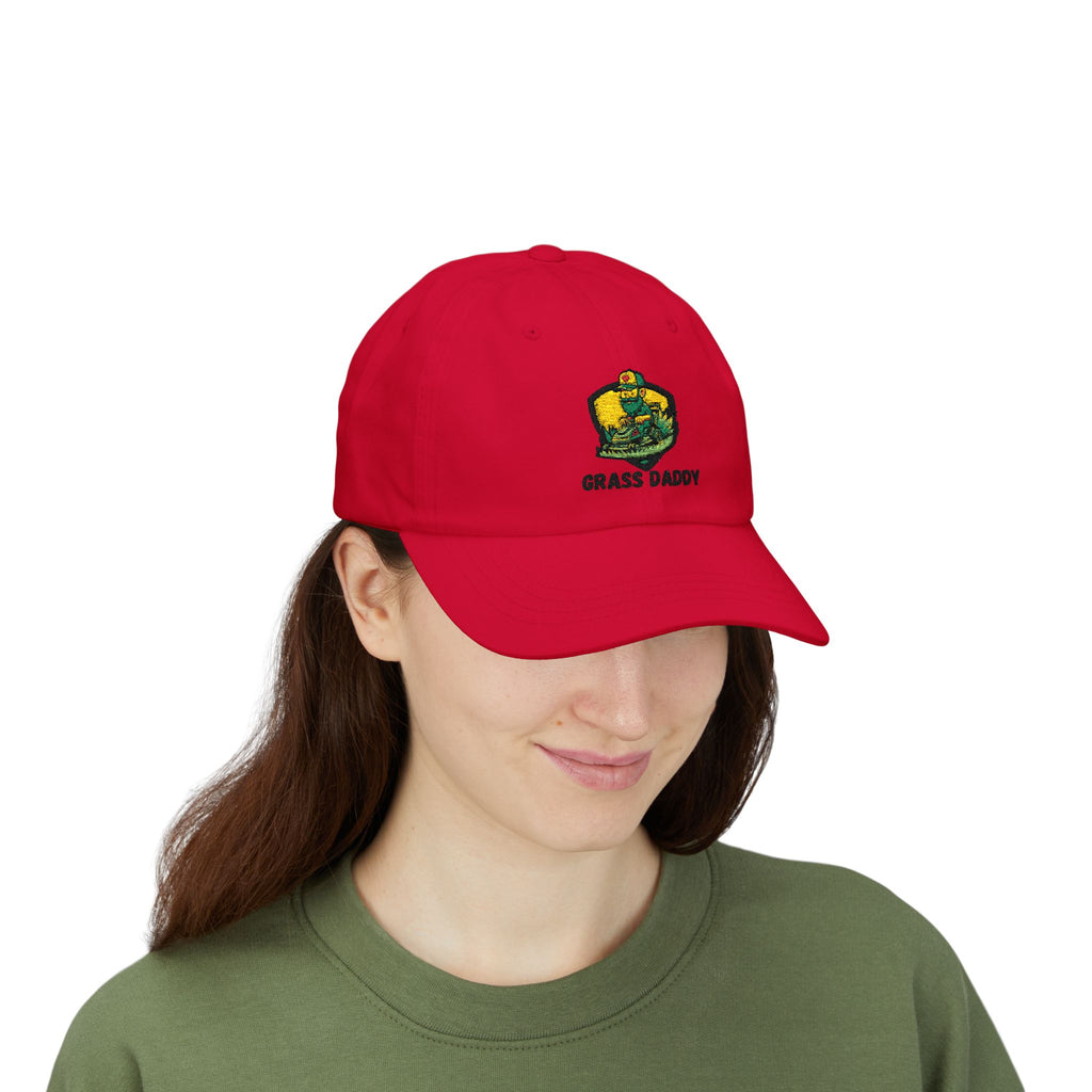 Dad Cap — "Grass Daddy" Embroidered Cotton Baseball Hat