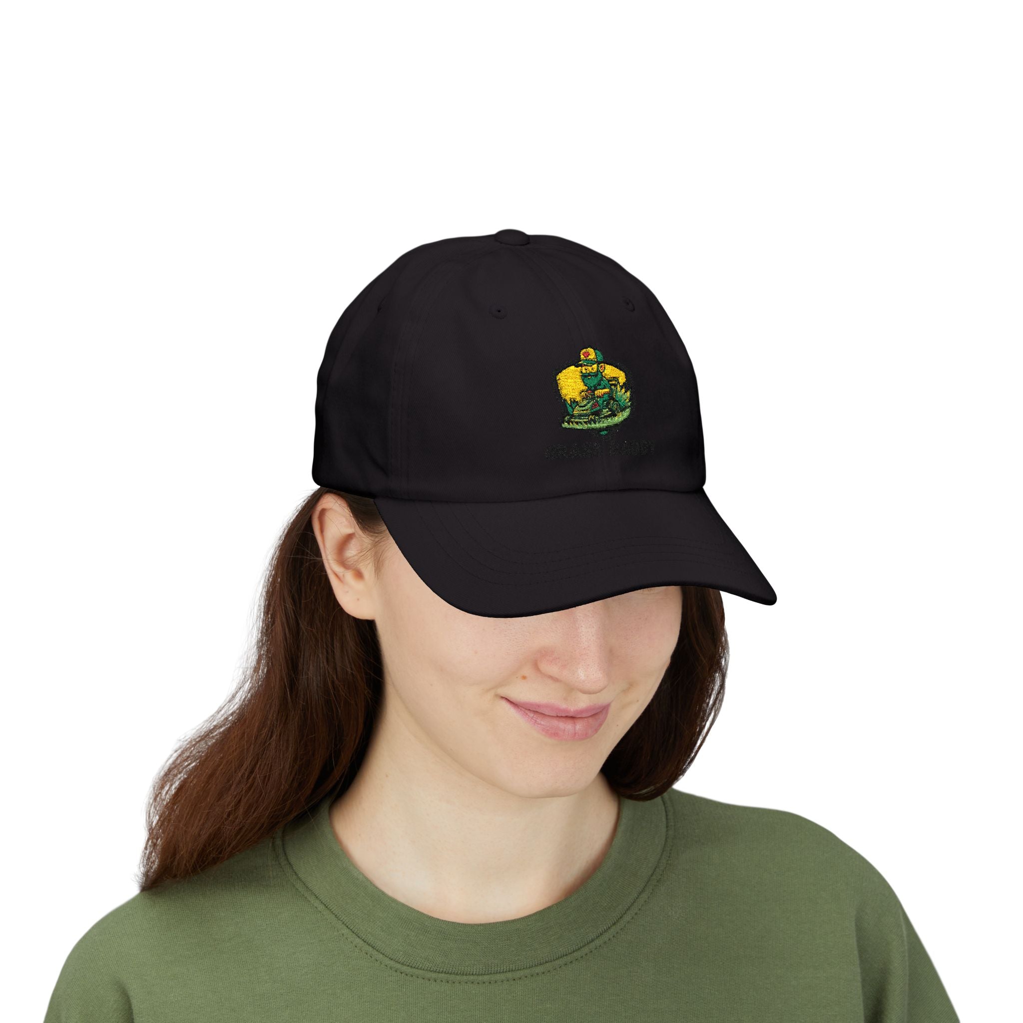 Dad Cap — "Grass Daddy" Embroidered Cotton Baseball Hat