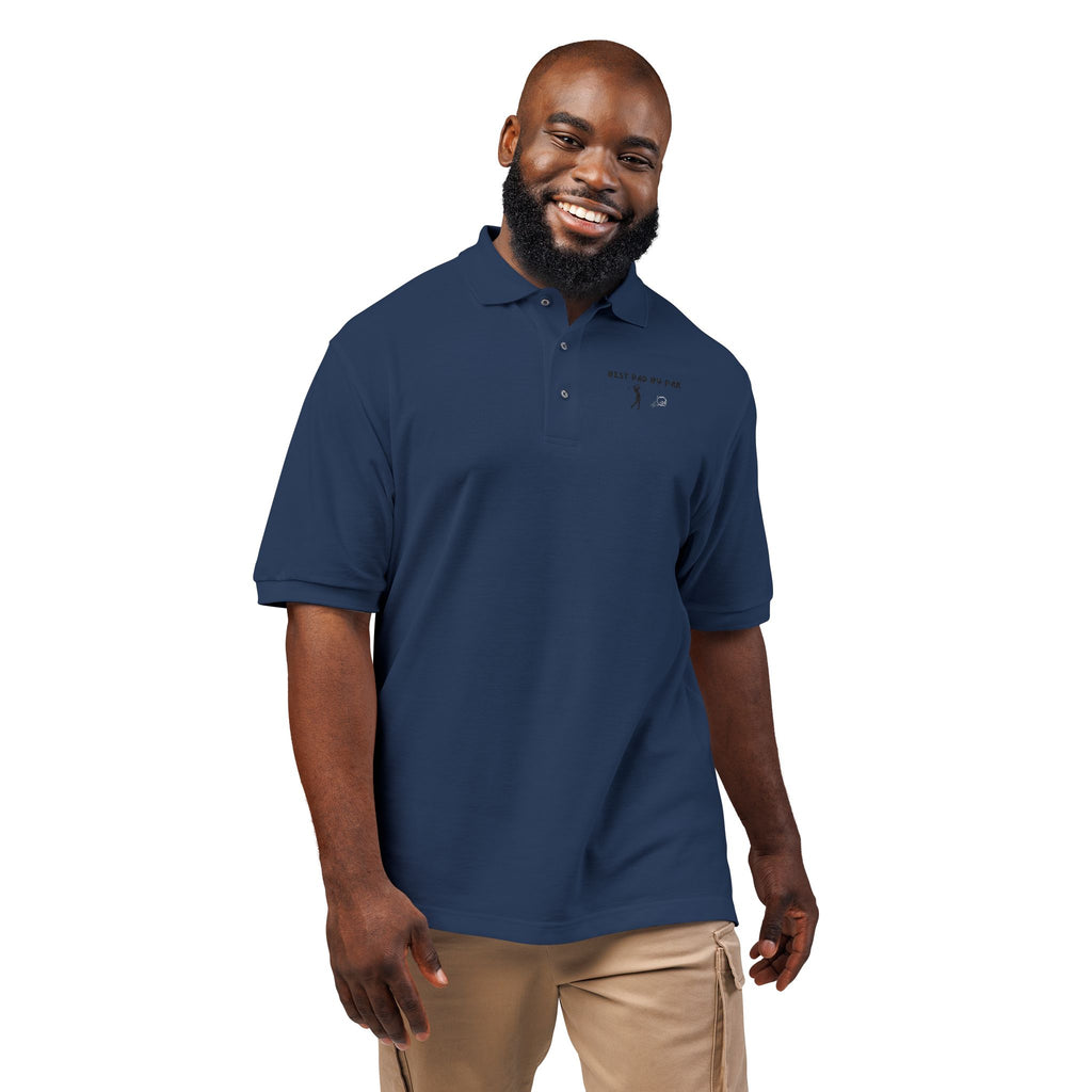 Embroidered Polo Shirt — “Just Go For It” Minimalist Golf Logo