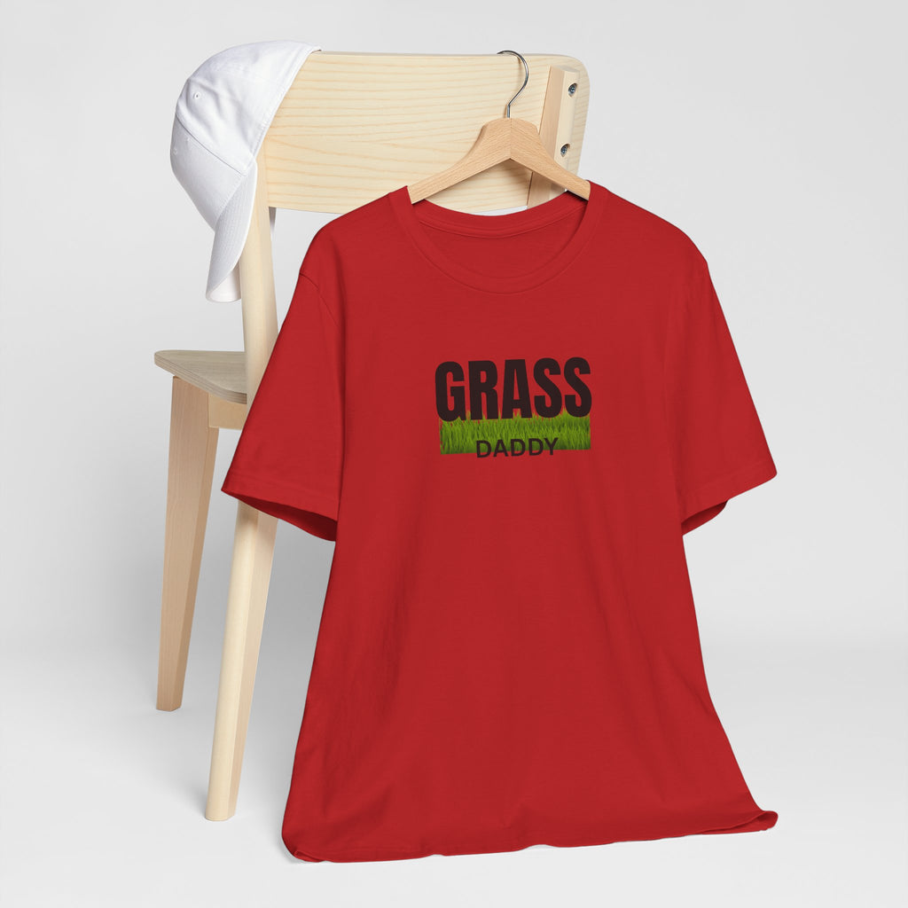 Grass Daddy T‑Shirt — Funny Lawn Care Dad Tee