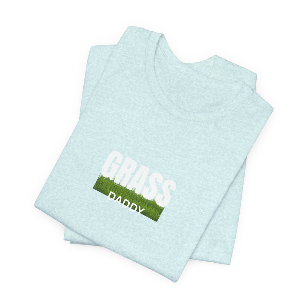 T-Shirt — 'Daddy' Grass Patch Minimalist Tee
