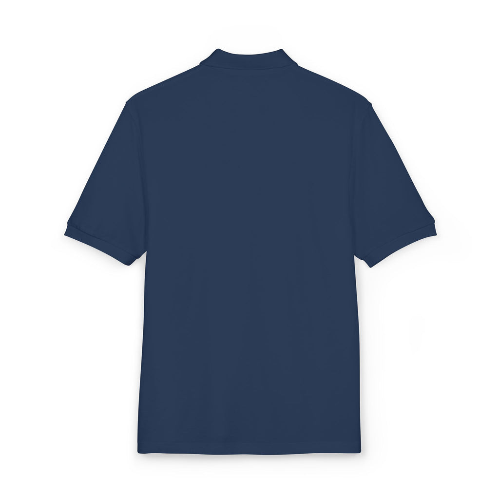 Embroidered Polo Shirt — “Just Go For It” Minimalist Golf Logo