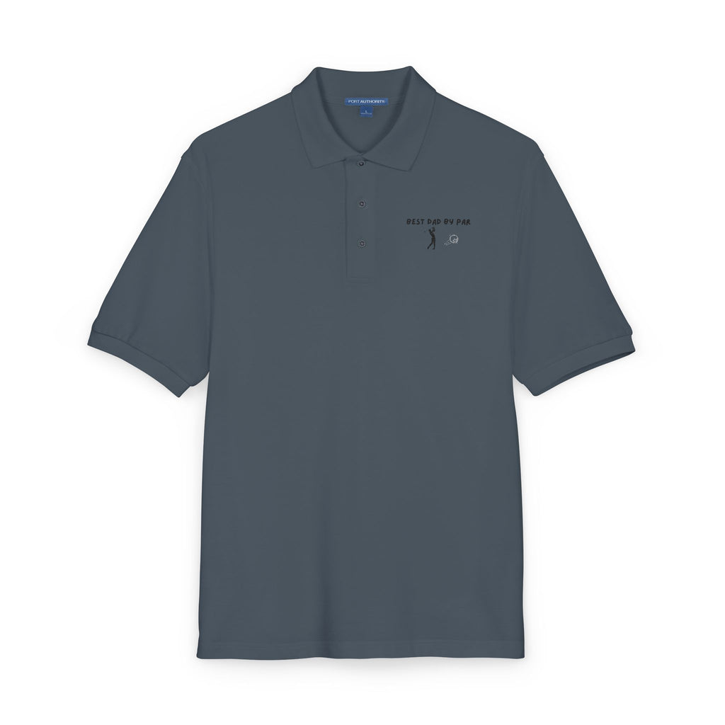 Embroidered Polo Shirt — “Just Go For It” Minimalist Golf Logo