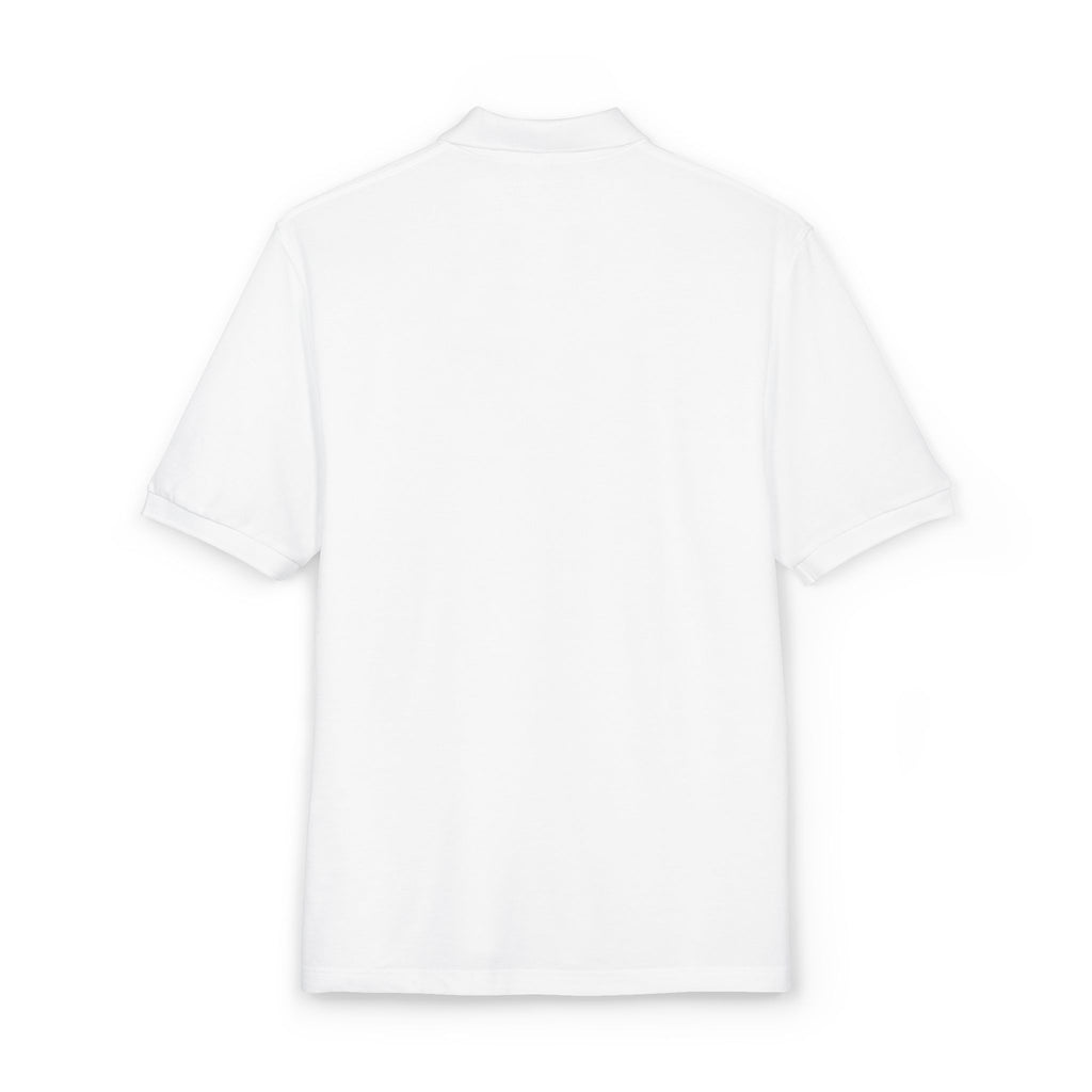 Embroidered Polo Shirt — “Just Go For It” Minimalist Golf Logo