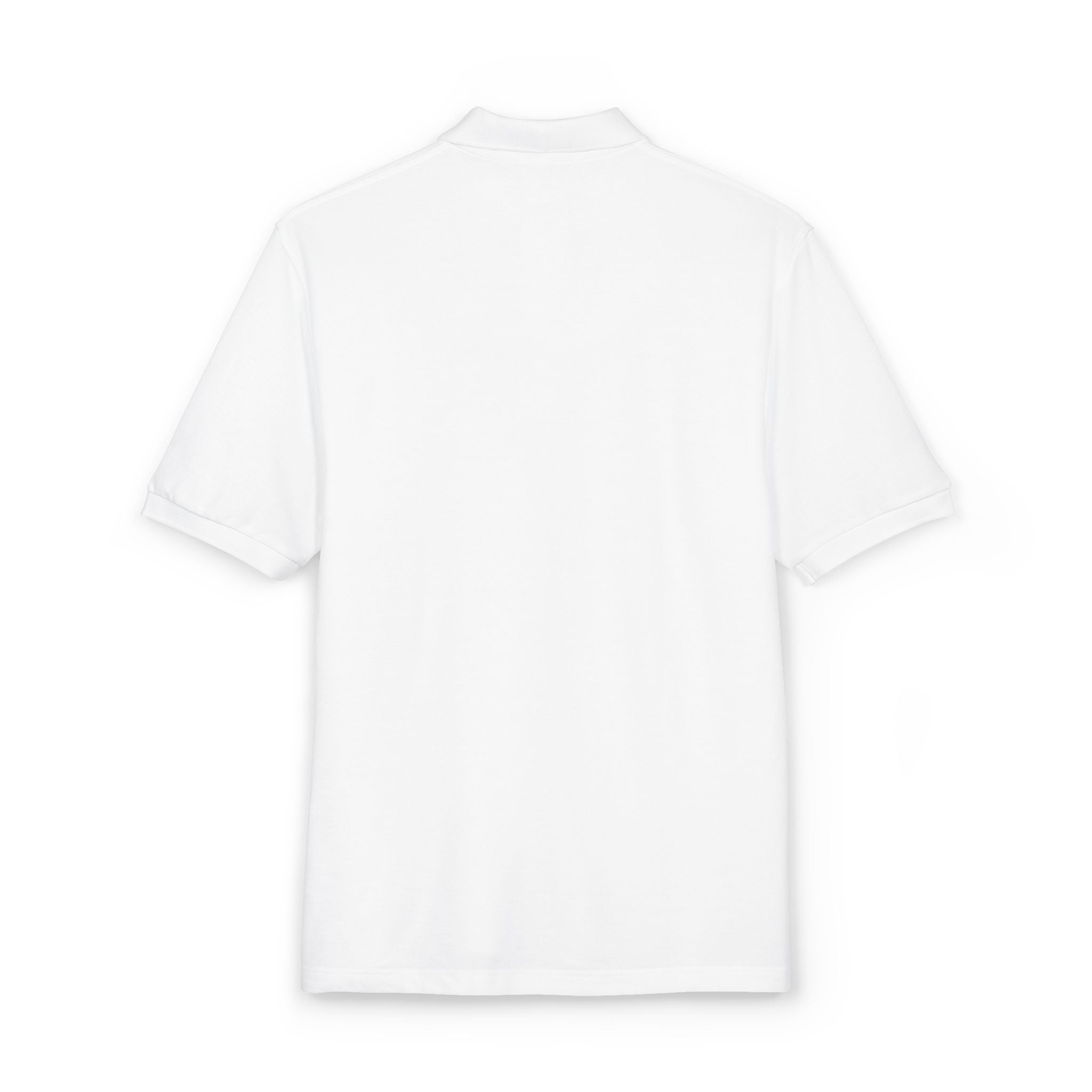 Embroidered Polo Shirt — “Just Go For It” Minimalist Golf Logo