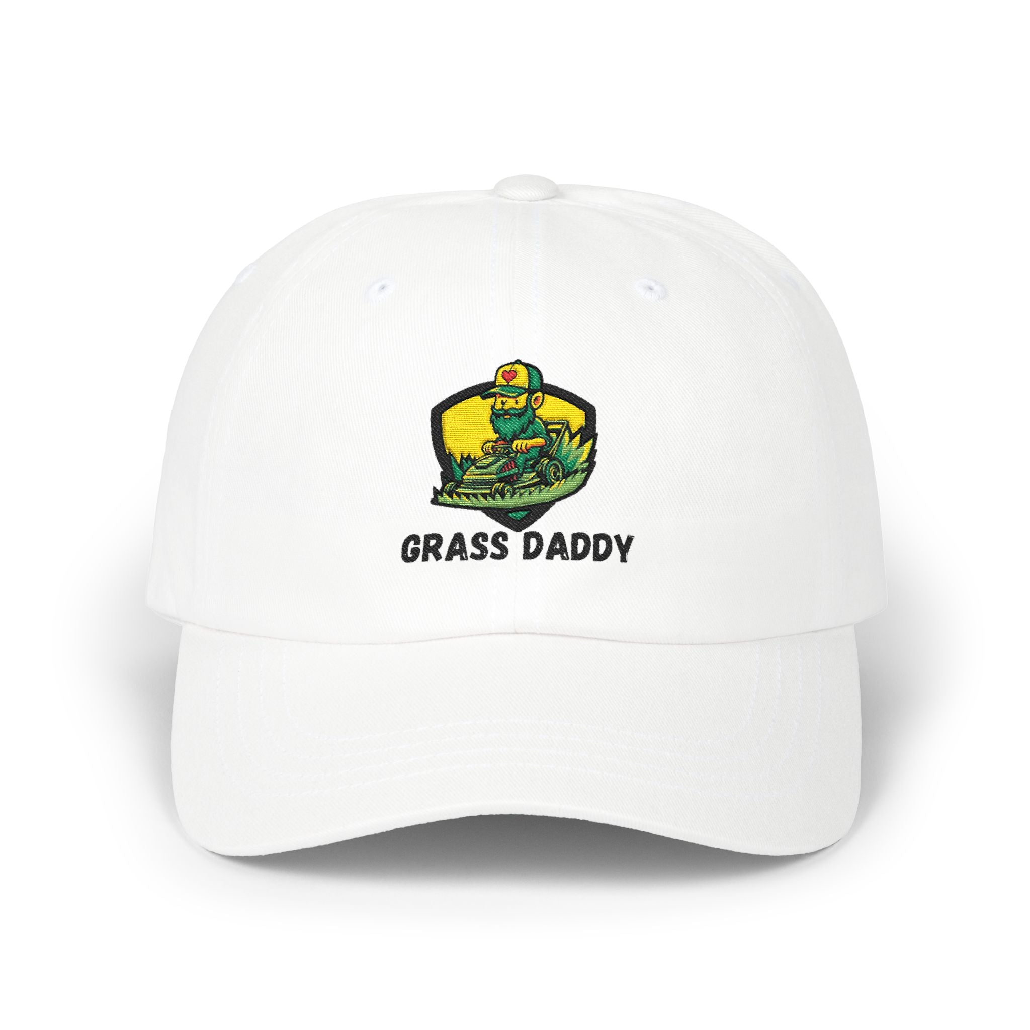 Dad Cap — "Grass Daddy" Embroidered Cotton Baseball Hat
