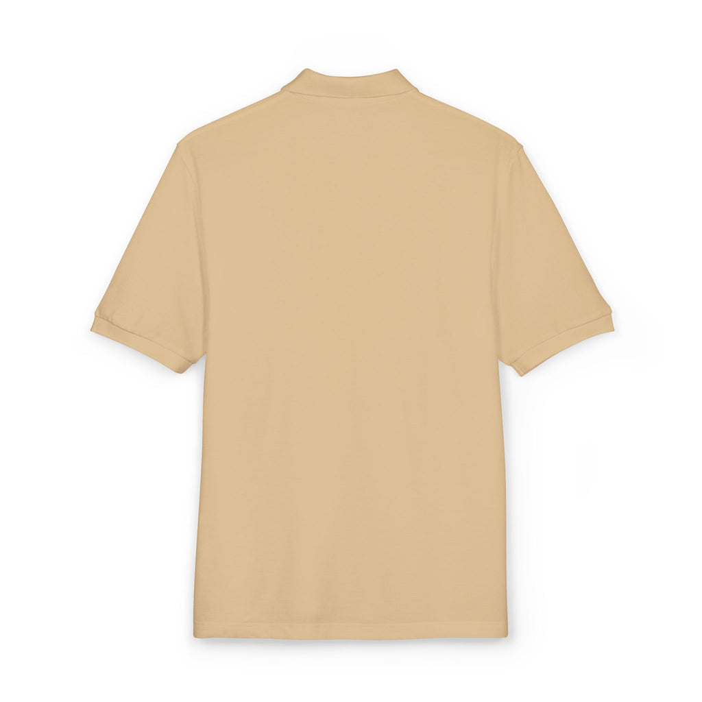 Embroidered Polo Shirt — “Just Go For It” Minimalist Golf Logo