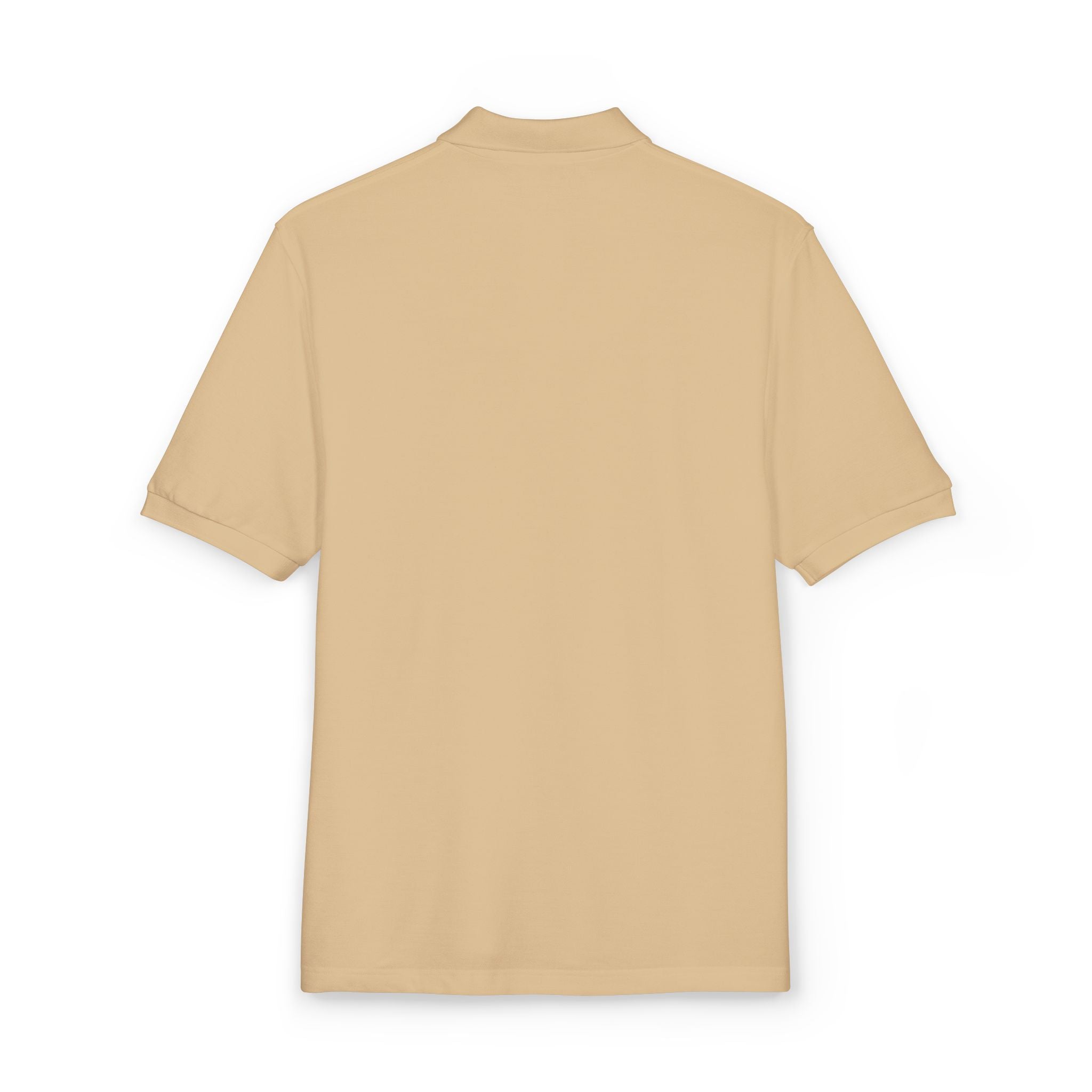 Embroidered Polo Shirt — “Just Go For It” Minimalist Golf Logo