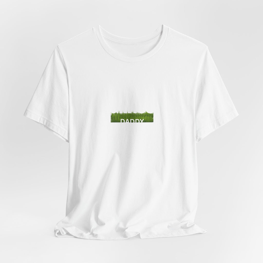 T-Shirt — 'Daddy' Grass Patch Minimalist Tee