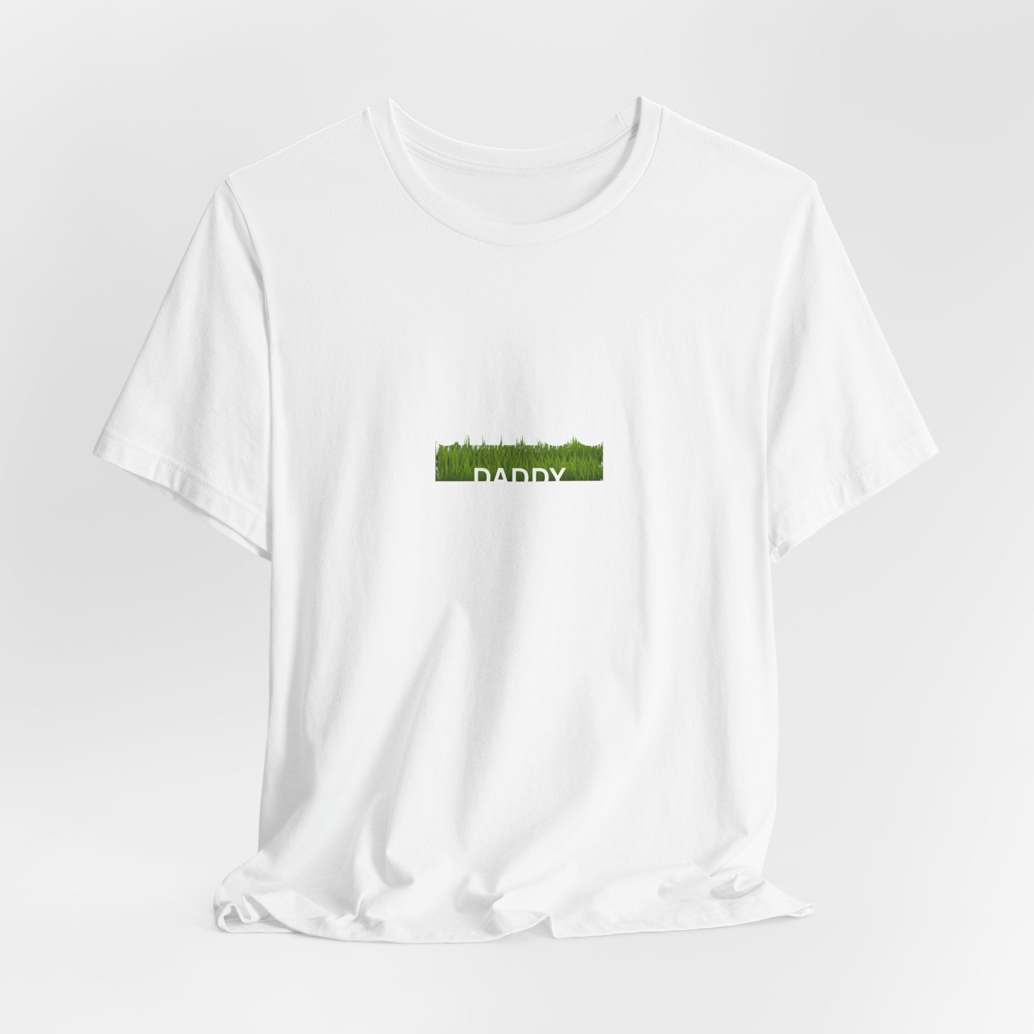 T-Shirt — 'Daddy' Grass Patch Minimalist Tee