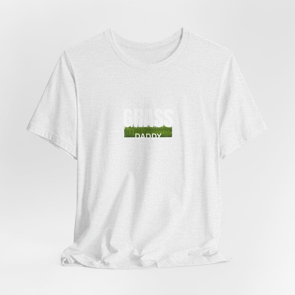 T-Shirt — 'Daddy' Grass Patch Minimalist Tee