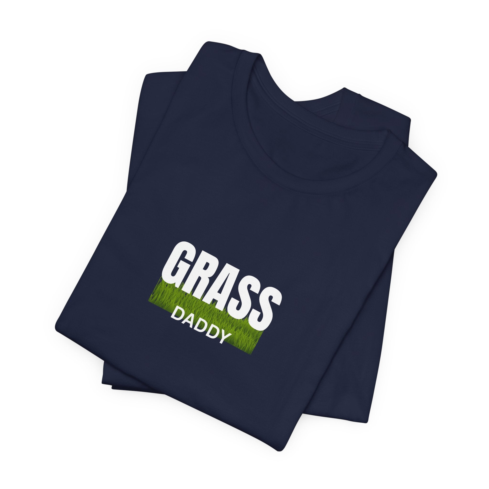 T-Shirt — 'Daddy' Grass Patch Minimalist Tee