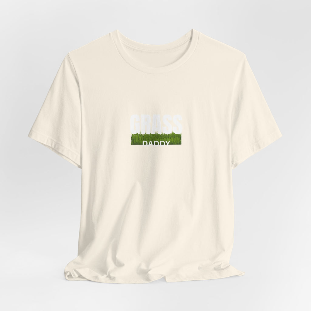 T-Shirt — 'Daddy' Grass Patch Minimalist Tee