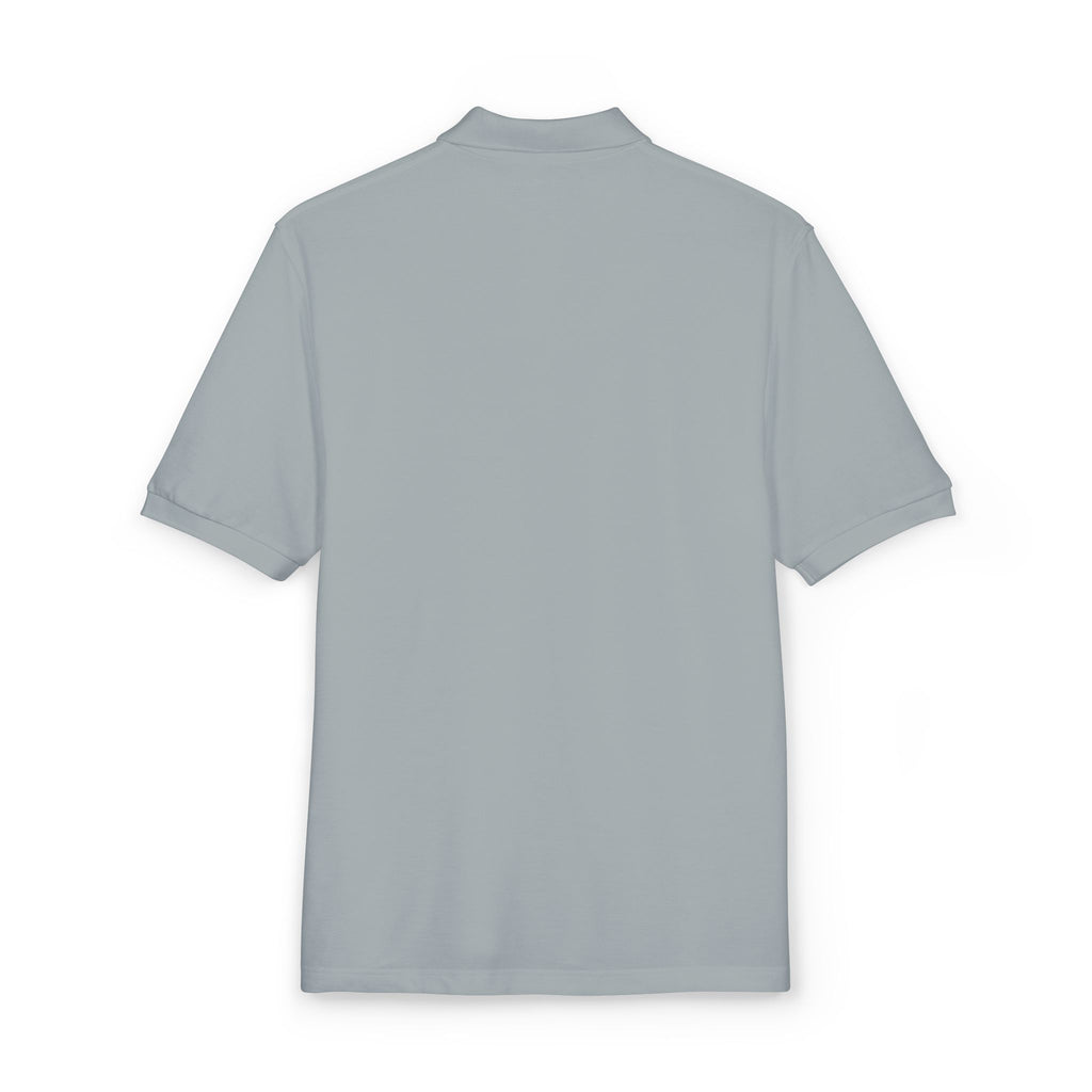 Embroidered Polo Shirt — “Just Go For It” Minimalist Golf Logo