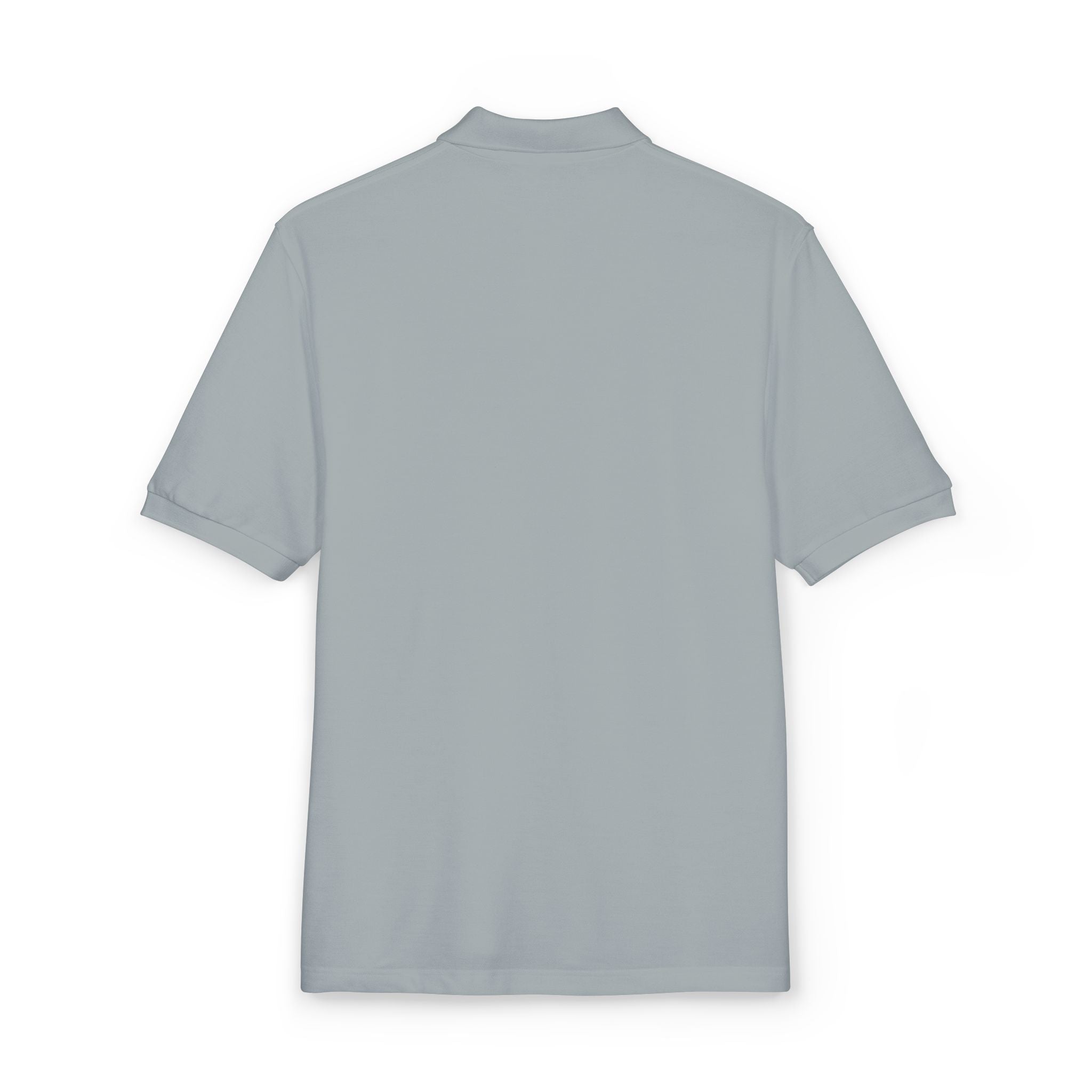 Embroidered Polo Shirt — “Just Go For It” Minimalist Golf Logo