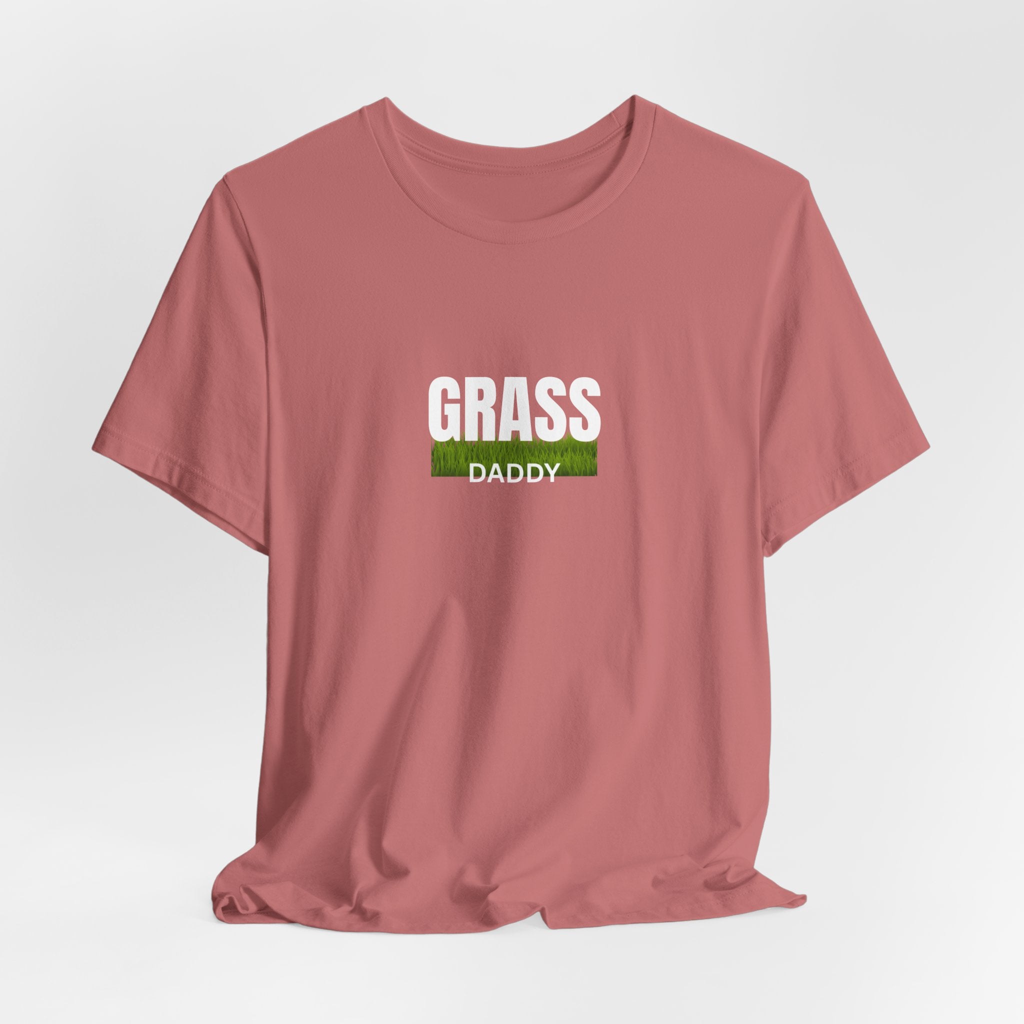 T-Shirt — 'Daddy' Grass Patch Minimalist Tee
