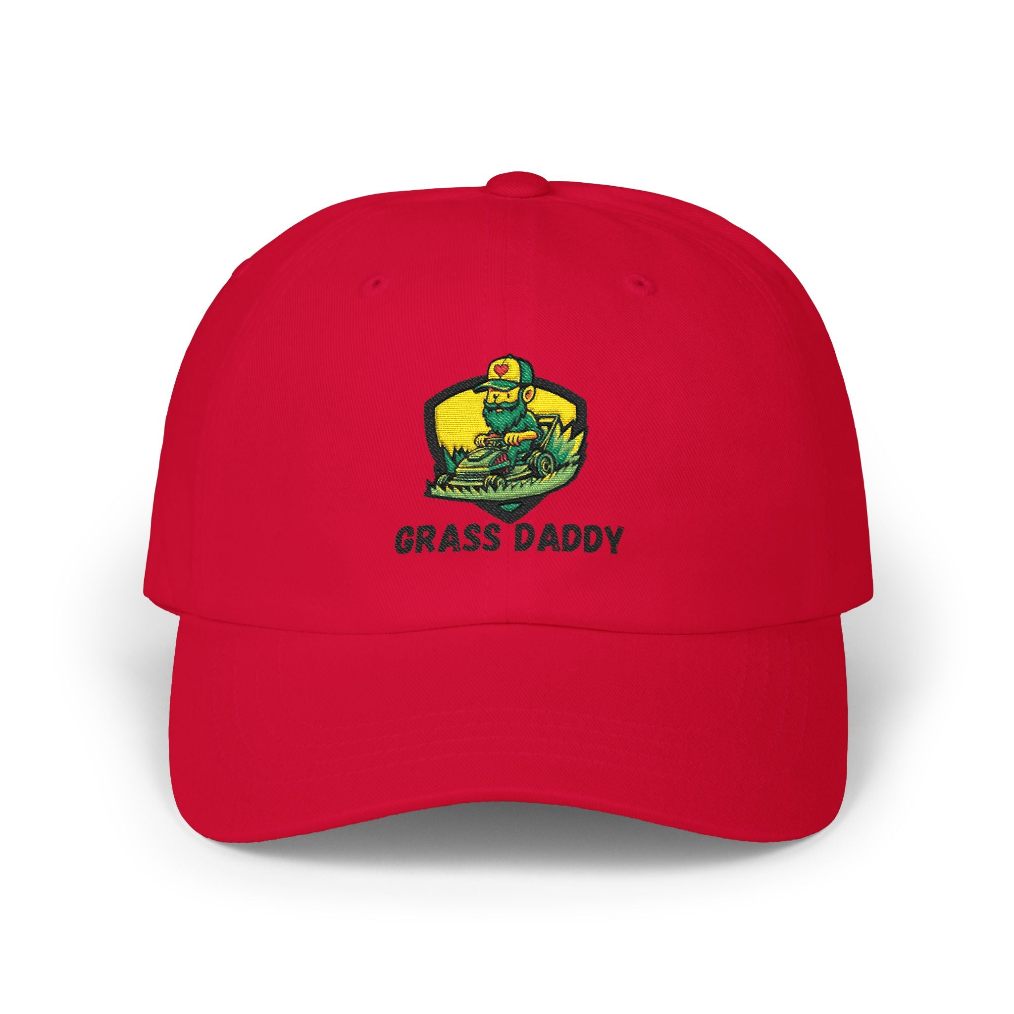 Dad Cap — "Grass Daddy" Embroidered Cotton Baseball Hat