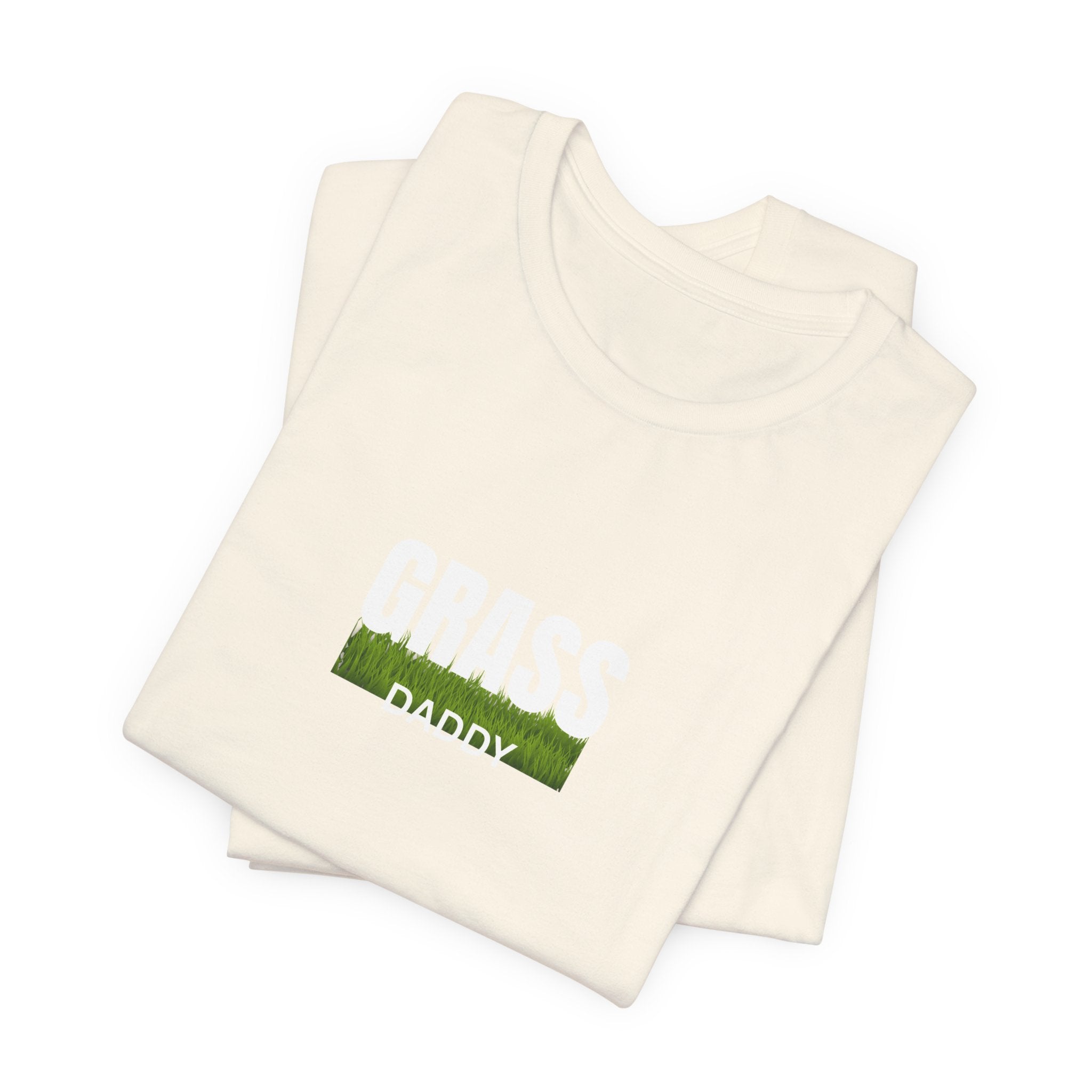 T-Shirt — 'Daddy' Grass Patch Minimalist Tee
