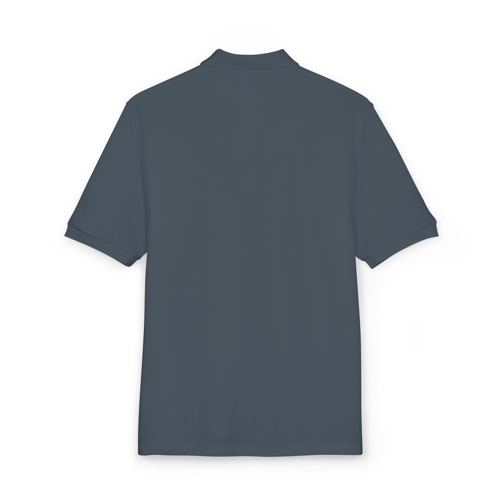 Embroidered Polo Shirt — “Just Go For It” Minimalist Golf Logo