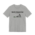 World's Okayest Dad Lawn Care T-Shirt — Funny Father's Day Gift