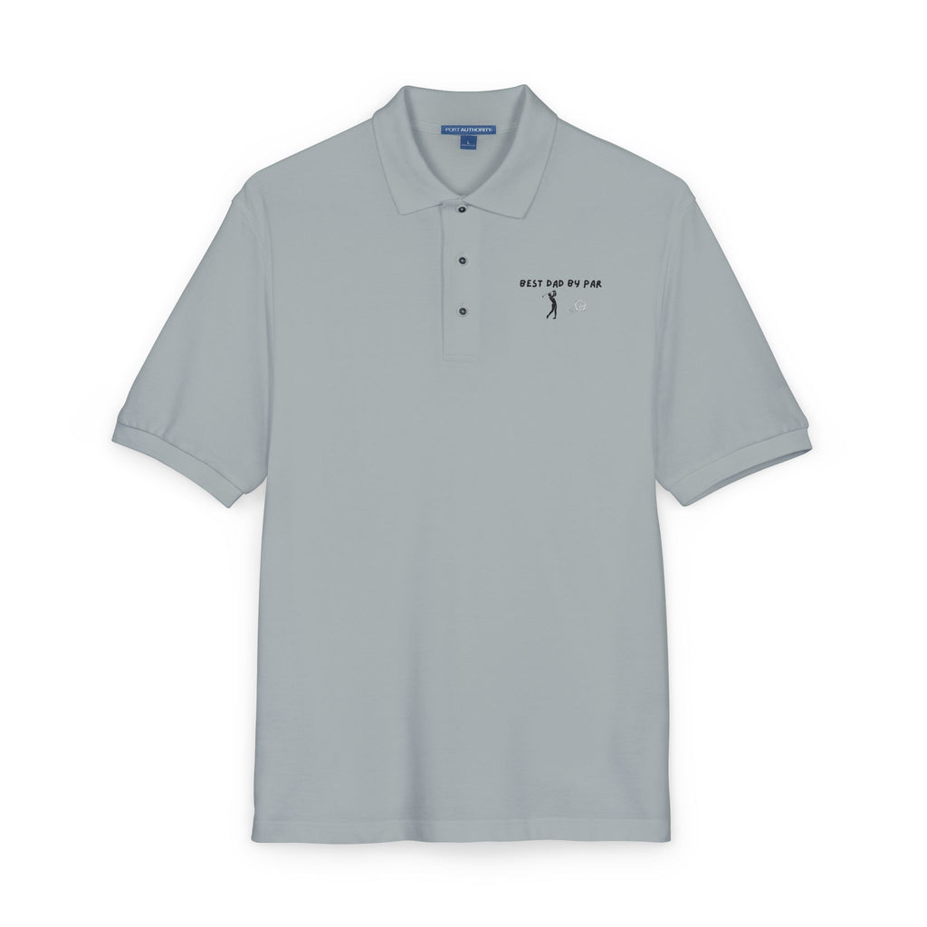Embroidered Polo Shirt — “Just Go For It” Minimalist Golf Logo