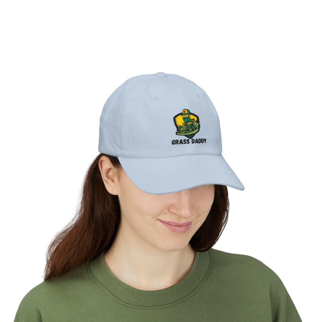 Dad Cap — "Grass Daddy" Embroidered Cotton Baseball Hat