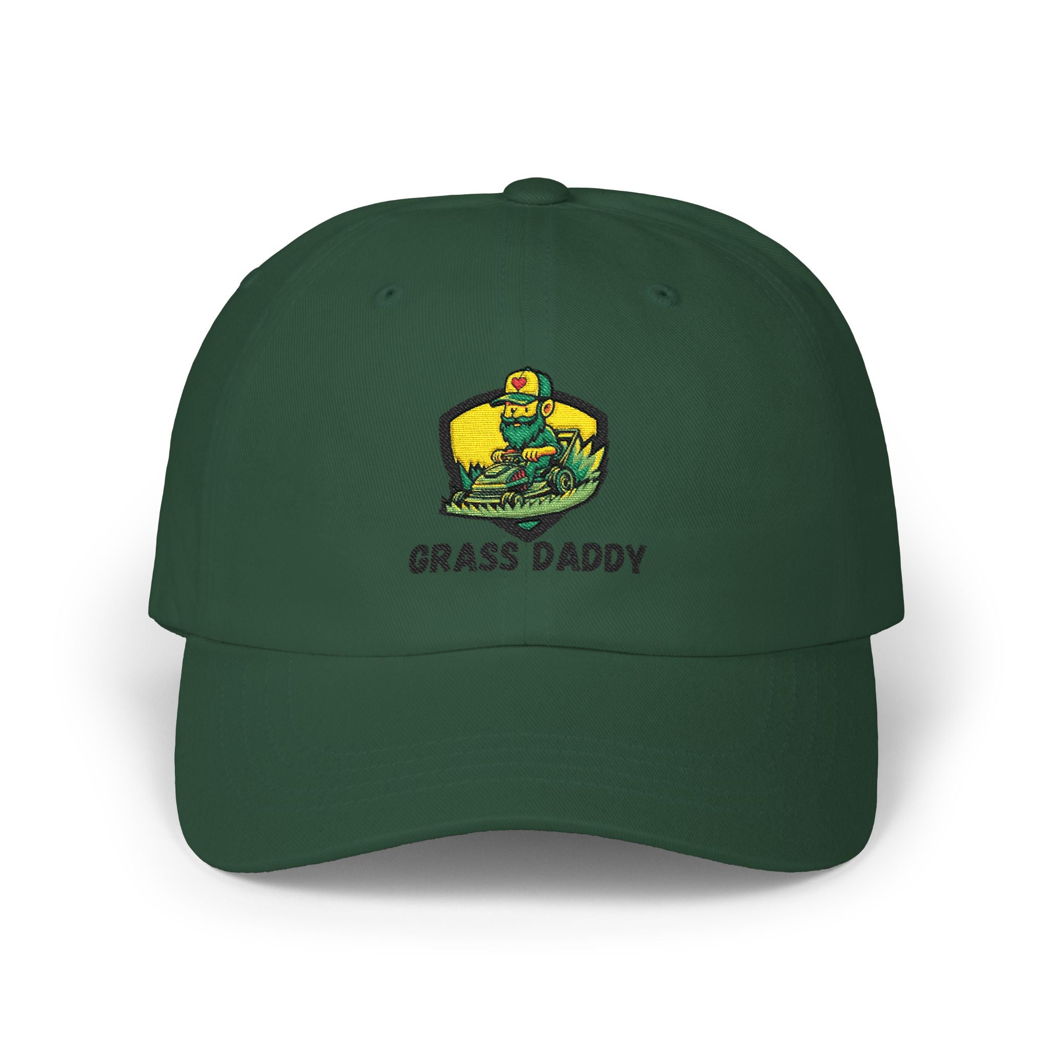 Dad Cap — "Grass Daddy" Embroidered Cotton Baseball Hat