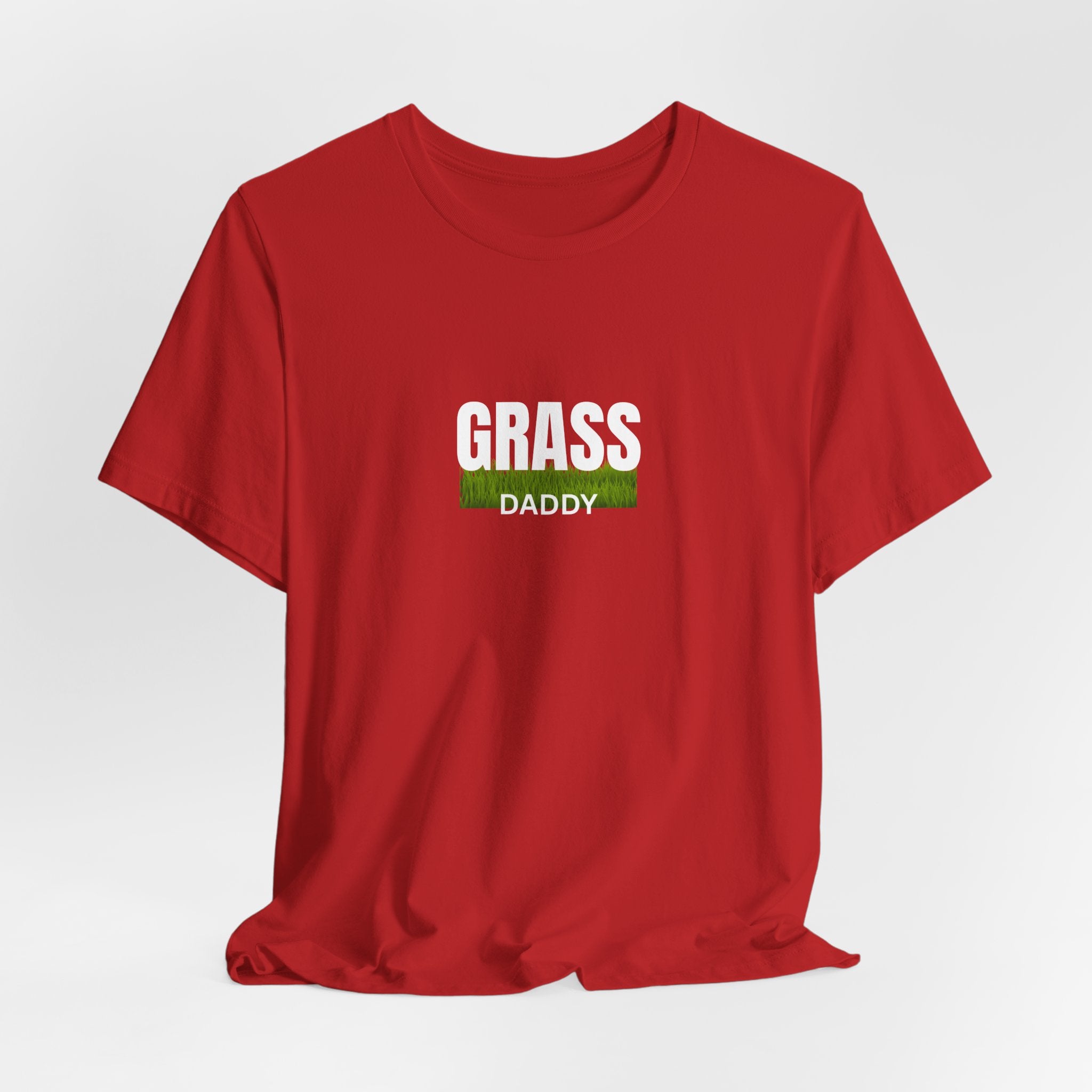 T-Shirt — 'Daddy' Grass Patch Minimalist Tee