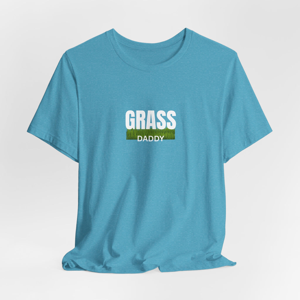 T-Shirt — 'Daddy' Grass Patch Minimalist Tee