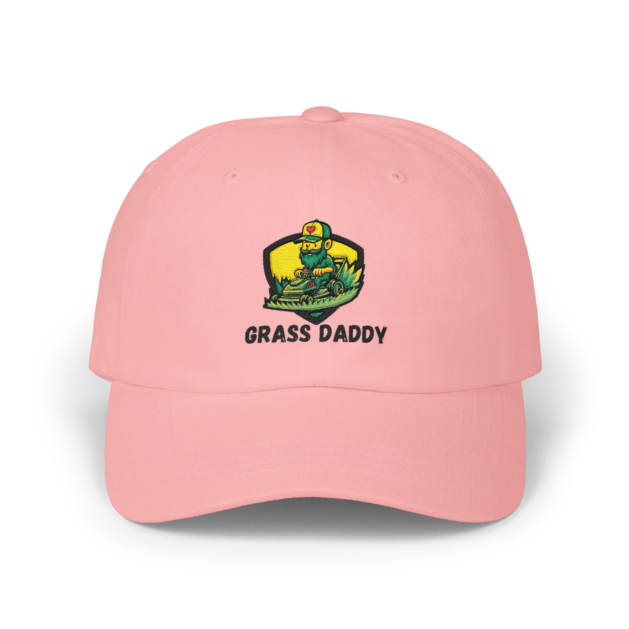 Dad Cap — "Grass Daddy" Embroidered Cotton Baseball Hat