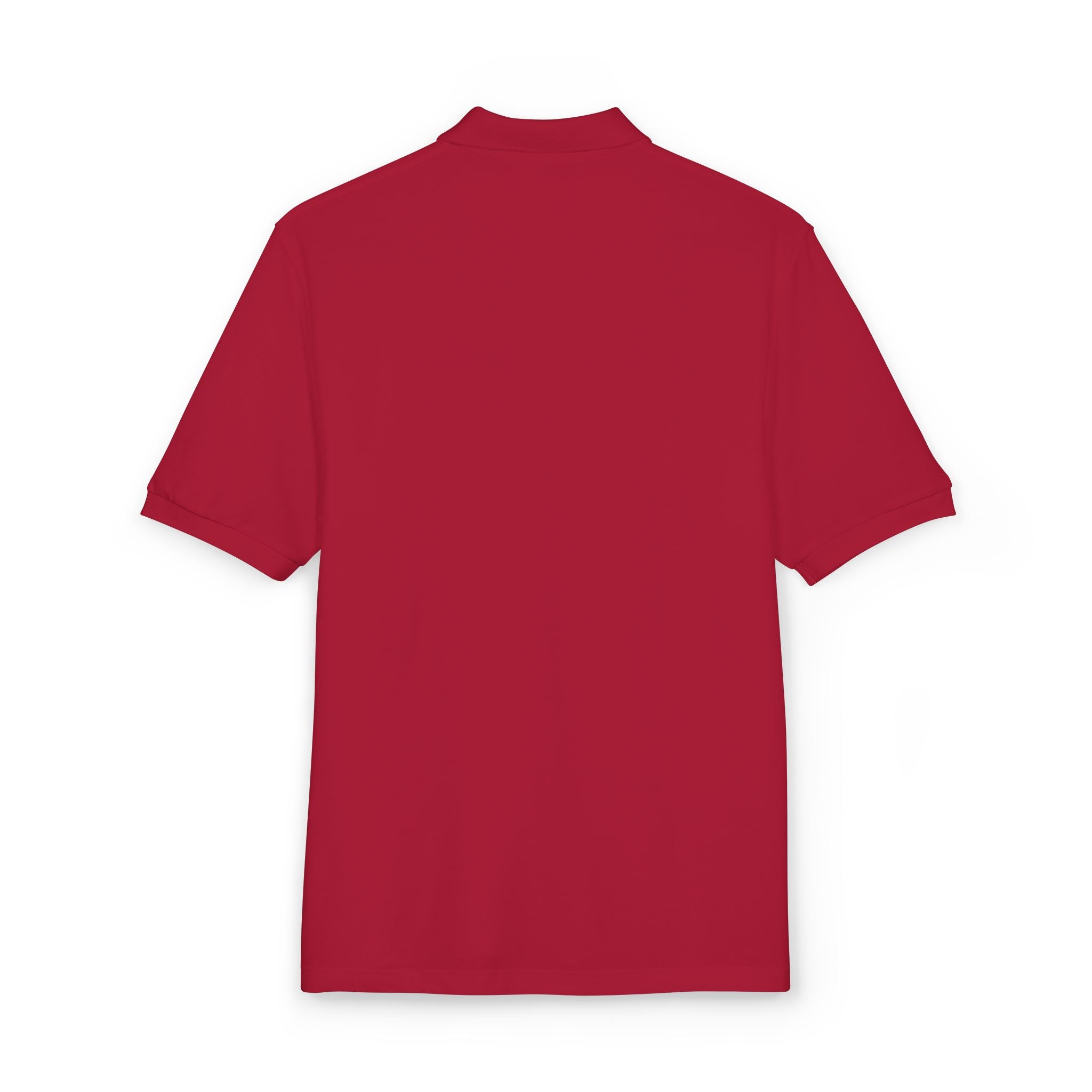 Embroidered Polo Shirt — “Just Go For It” Minimalist Golf Logo