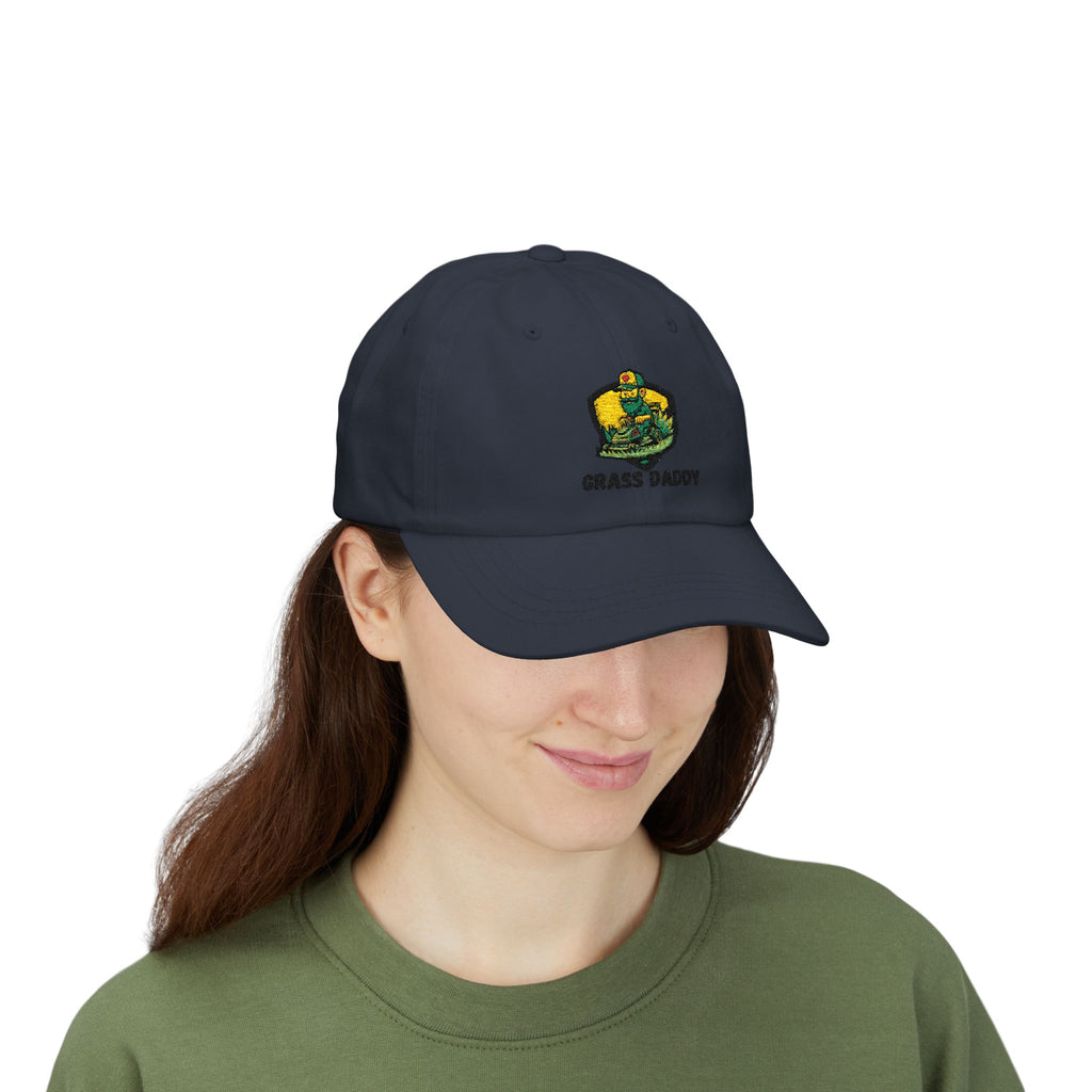 Dad Cap — "Grass Daddy" Embroidered Cotton Baseball Hat
